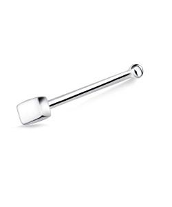Simple Style Silver Bone Nose Stud NSKD-636